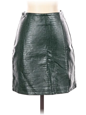 Topshop Faux Leather Skirt (view 1)