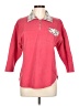 Unbranded Pink Long Sleeve Polo Size L - photo 1
