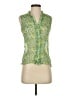 Cynthia Cynthia Steffe 100% Silk Green Blouse Size 4 - photo 1