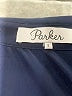 Parker 100% Polyester Solid Blue Casual Dress Size S - photo 6