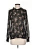 Maurices 100% Polyester Black Long Sleeve Blouse Size XS - photo 1