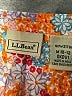 L.L.Bean 100% Cotton Orange Dress Size 10 - 12 - photo 3