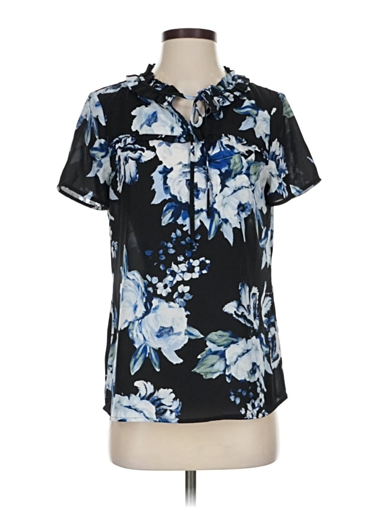 Pre-owned Karl Lagerfeld Short Sleeve Polo Shirt In Blue