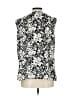 Talbots 100% Polyester Black Sleeveless Blouse Size L - photo 2
