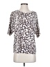 Clara Sun Woo Silver Short Sleeve Blouse Size XS - photo 1