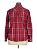 Charter Club 100% Cotton Plaid Red Long Sleeve Button-Down Shirt Size 16 - photo 2