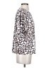 Clara Sun Woo Silver Short Sleeve Blouse Size XS - photo 4
