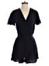 Uniqlo 100% Rayon Polka Dots Black Blue Romper Size XS - photo 1