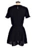Uniqlo 100% Rayon Polka Dots Black Blue Romper Size XS - photo 2