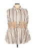 Suzanne Betro 100% Polyester Ivory Sleeveless Blouse Size 4X - photo 1
