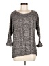 JJ Basics 100% Acrylic Tweed Gray Pullover Sweater Size M - photo 1