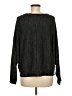 Maronie Metallic Black Pullover Sweater Size M - photo 2