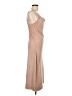STITCHDROP Solid Tan Casual Dress Size M - photo 4