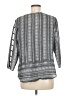 Fred David Gray 3/4 Sleeve Blouse Size M - photo 2