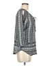 Fred David Gray 3/4 Sleeve Blouse Size M - photo 4
