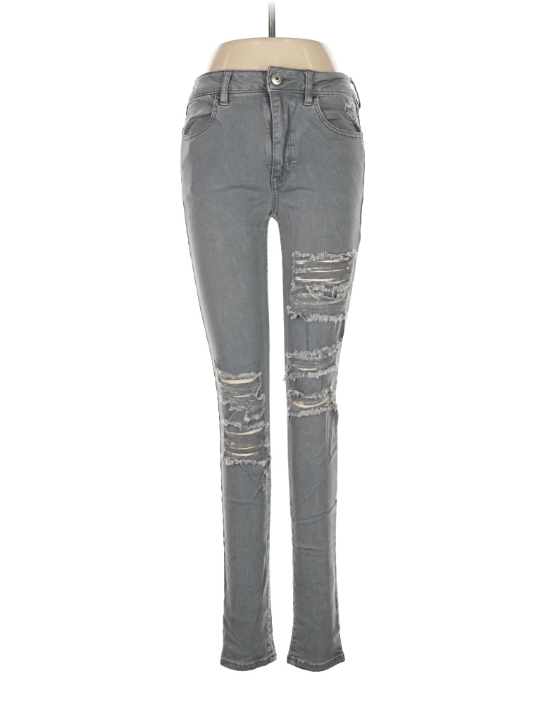 Pre-owned American Eagle Outfitters Jeans In Gray