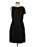 BCBGMAXAZRIA 100% Silk Solid Black Cocktail Dress Size 6 - photo 1