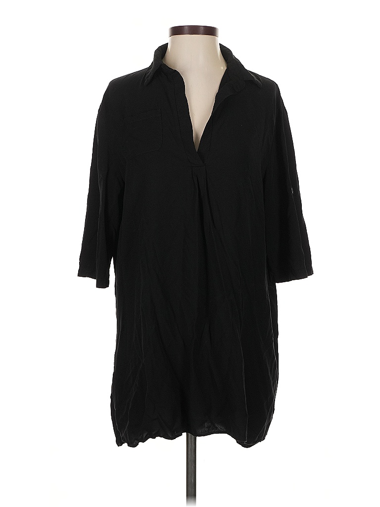 Pre-owned Ekouaer Casual Dress In Black