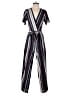 Monteau Stripes Black Jumpsuit Size S - photo 1