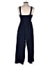 Unbranded 100% Polyester Solid Blue Jumpsuit Size S - photo 2