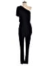 Greylin Solid Black Jumpsuit Size M - photo 1