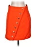 GB Solid Orange Casual Skirt Size S - photo 1