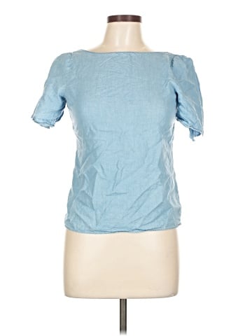 Massimo Dutti Short Sleeve Blouse (view 1)