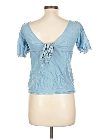 Massimo Dutti Short Sleeve Blouse (view 2)