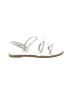Cat & Jack White Silver Sandals Size 3 (baby) - photo 1