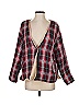 Bsbee 100% Cotton Plaid Red Jacket Size XS - photo 1