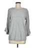 Elle Gray Pullover Sweater Size M - photo 1