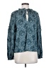 Current Air Teal Long Sleeve Blouse Size XS - photo 1
