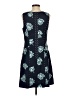 J.Crew Graphic Teal Casual Dress Size 4 - photo 2