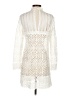 AMT 100% Polyester Ivory Cocktail Dress Size S - photo 2