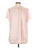 Shein 100% Polyester Pink Short Sleeve Blouse Size 12 - photo 1