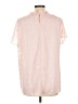 Shein 100% Polyester Pink Short Sleeve Blouse Size 12 - photo 2