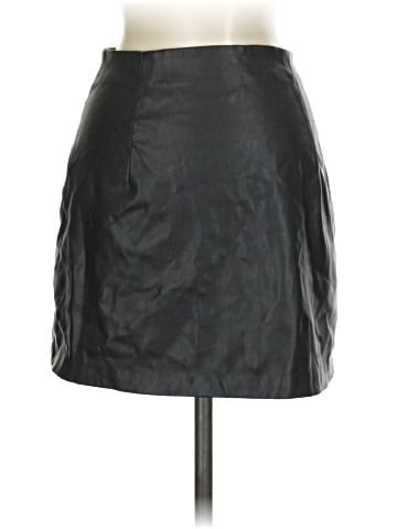 Bershka Faux Leather Skirt (view 2)