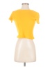 Zara Yellow Short Sleeve Turtleneck Size S - photo 1