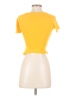 Zara Yellow Short Sleeve Turtleneck Size S - photo 2