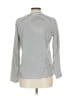 Ann Taylor LOFT Outlet Stripes White Long Sleeve Turtleneck Size L - photo 2
