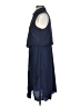 Parker 100% Polyester Solid Blue Casual Dress Size S - photo 5