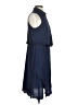Parker 100% Polyester Solid Blue Casual Dress Size S - photo 4
