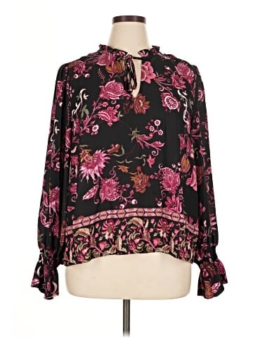 INC International Concepts Long Sleeve Blouse (view 1)