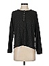 Leset Black Long Sleeve Henley Size XS - photo 1