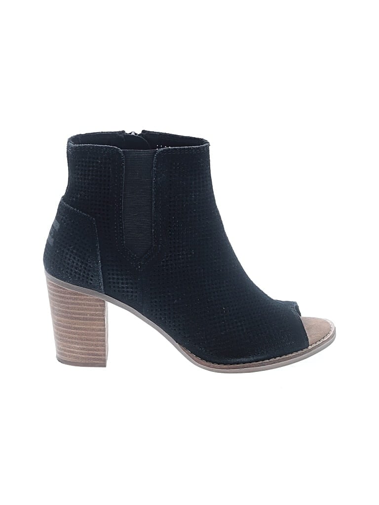 Pre-owned Toms Heels In Black