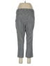 Elle Houndstooth Gray Casual Pants Size L - photo 2