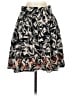 Odille Print Black Casual Skirt Size 2 - photo 1