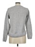 Love Ellie 100% Polyester Metallic Silver Pullover Sweater Size M - photo 2