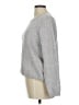 Love Ellie 100% Polyester Metallic Silver Pullover Sweater Size M - photo 5