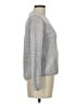 Love Ellie 100% Polyester Metallic Silver Pullover Sweater Size M - photo 4